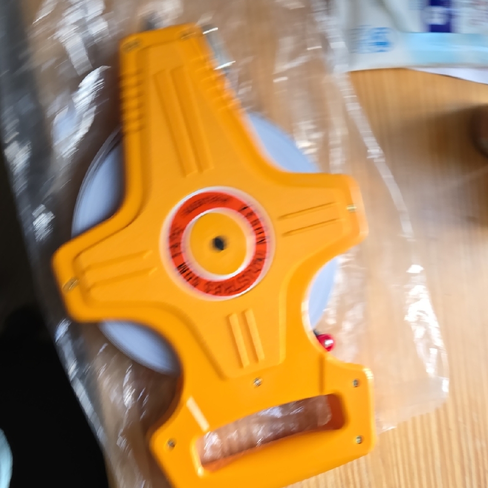 Bright Orange Tape Reel